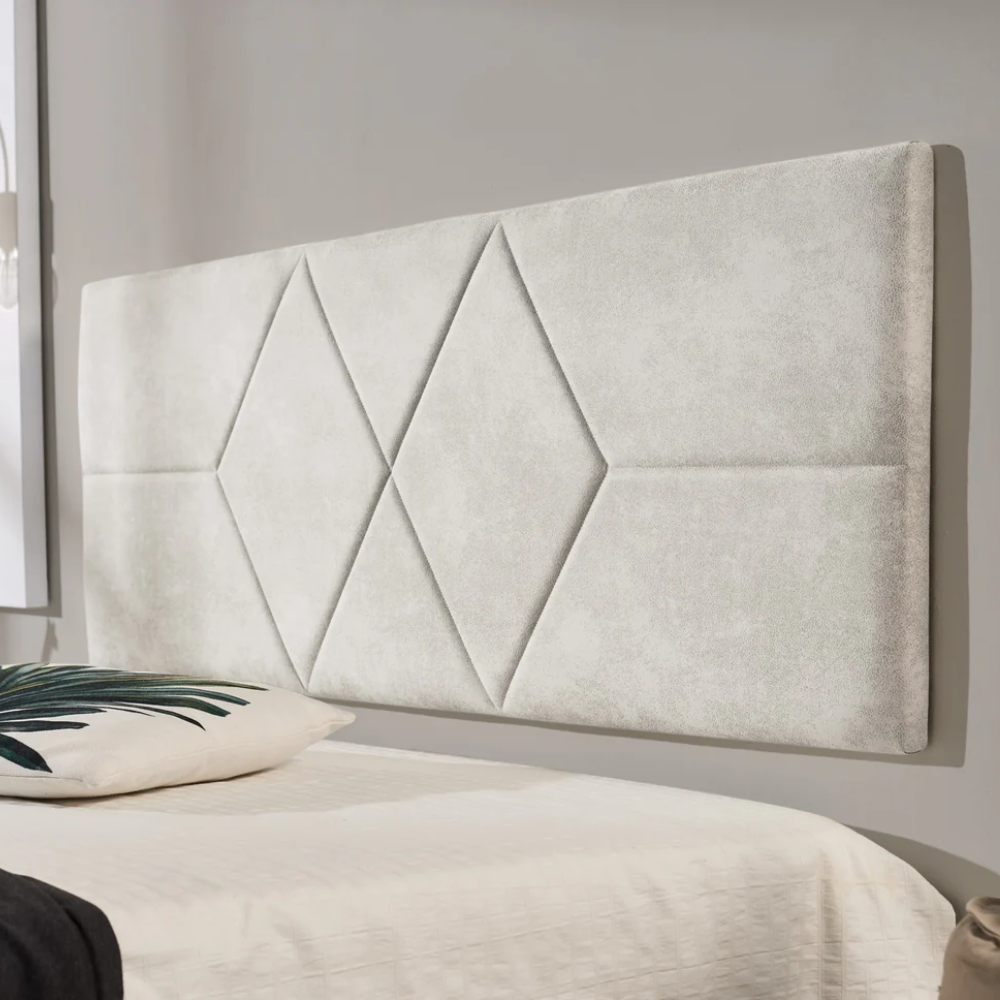 Rhombus Fabric Headboard