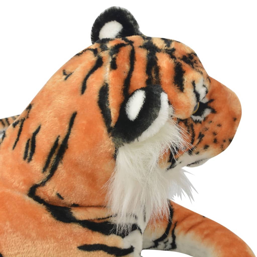 Tiger Toy Plush Brown Xxl