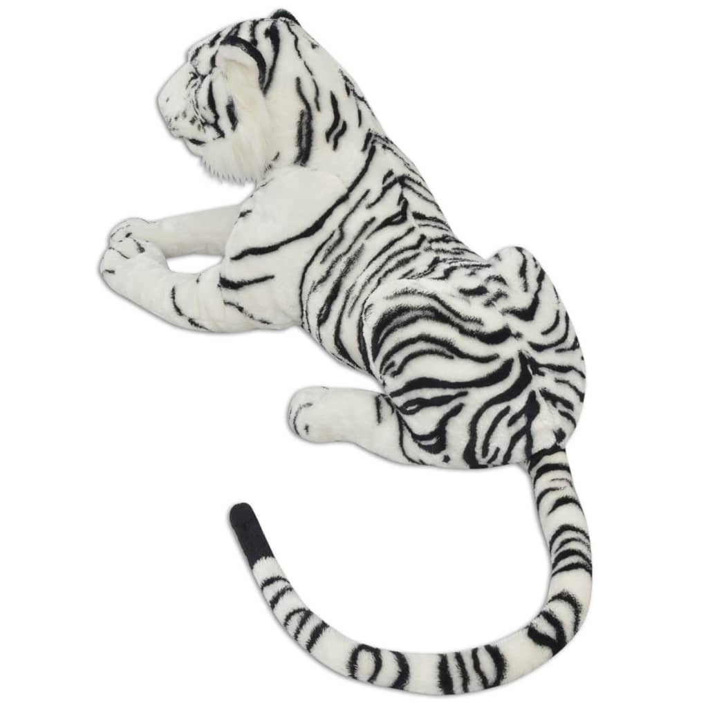 Tiger Toy Plush White Xxl
