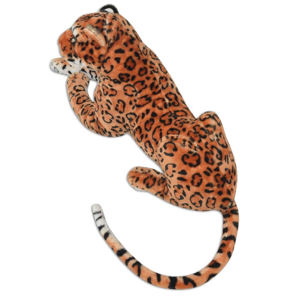 Leopard Toy Plush Brown Xxl