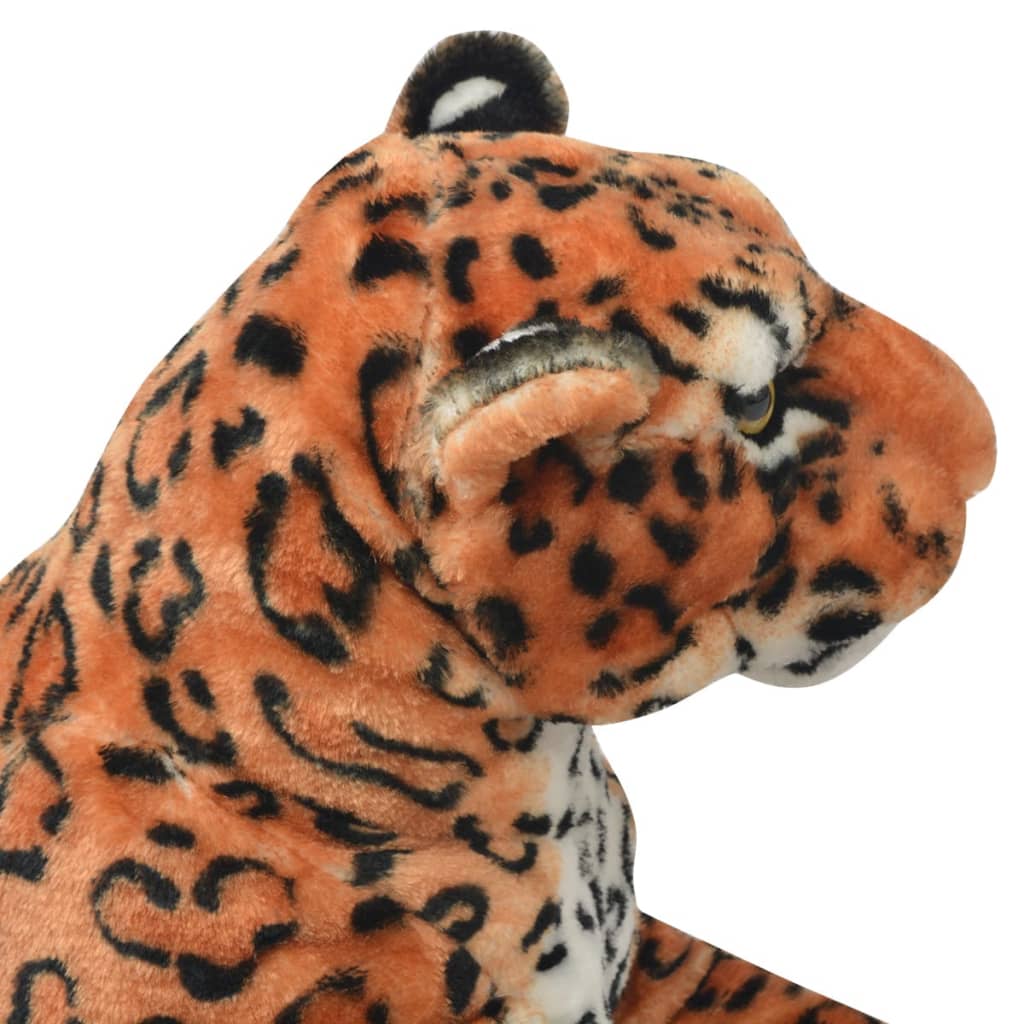 Leopard Toy Plush Brown Xxl