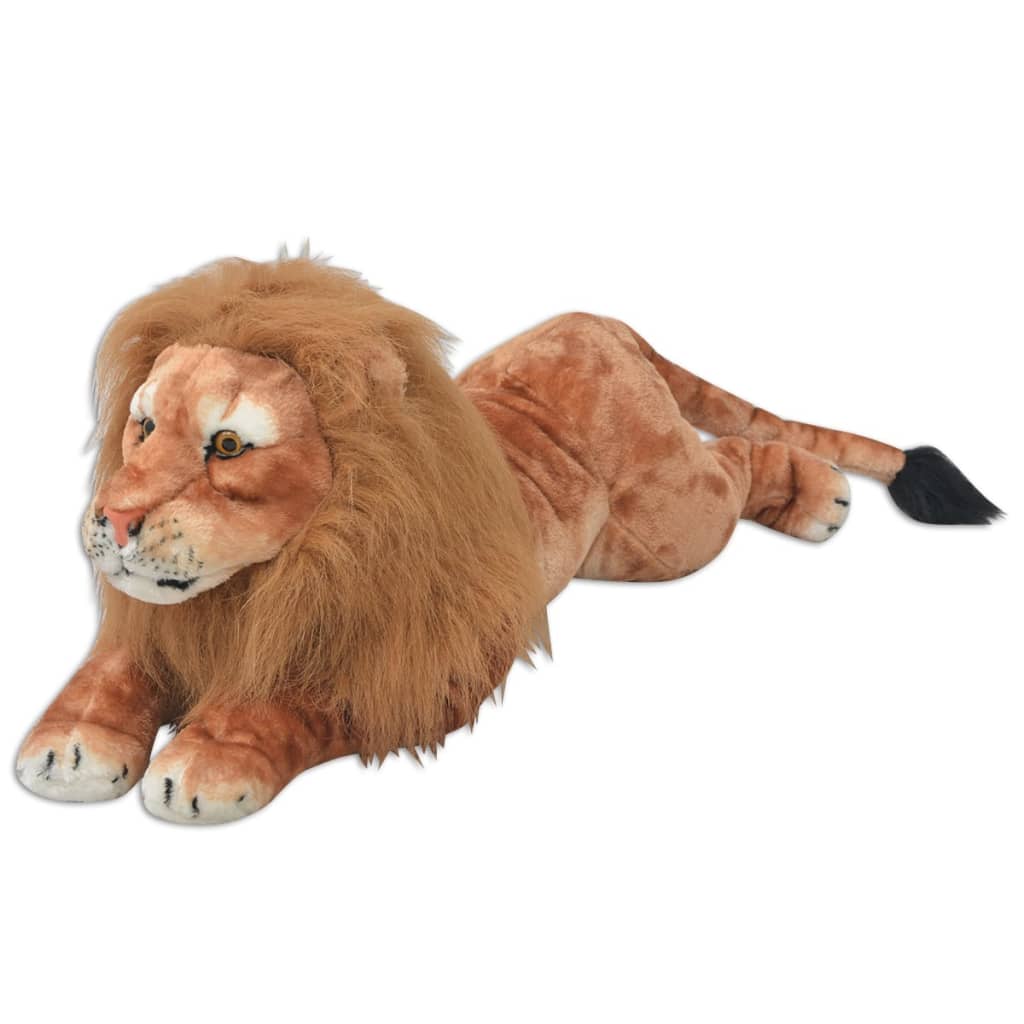 Lion Toy Plush Brown Xxl