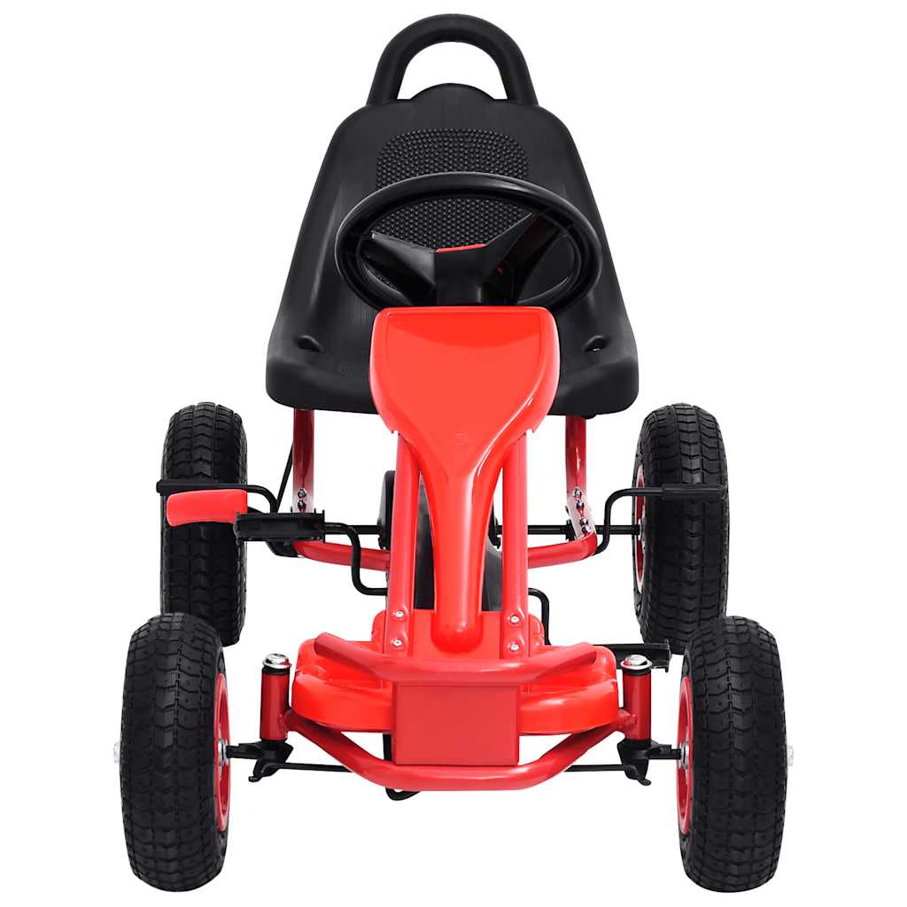 Pedal Go-Kart With Pneumatic Tyres Red