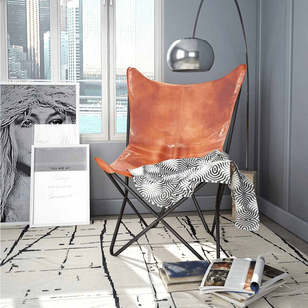 Butterfly Chair Real Leather