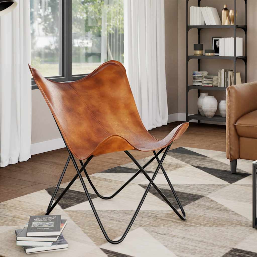 Butterfly Chair Real Leather