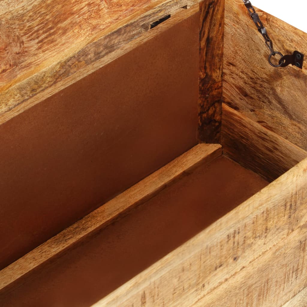 Coffee Table Rough Mango Wood 70X70X40 Cm