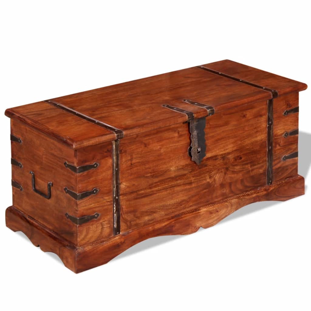 Storage Chest Acacia Wood