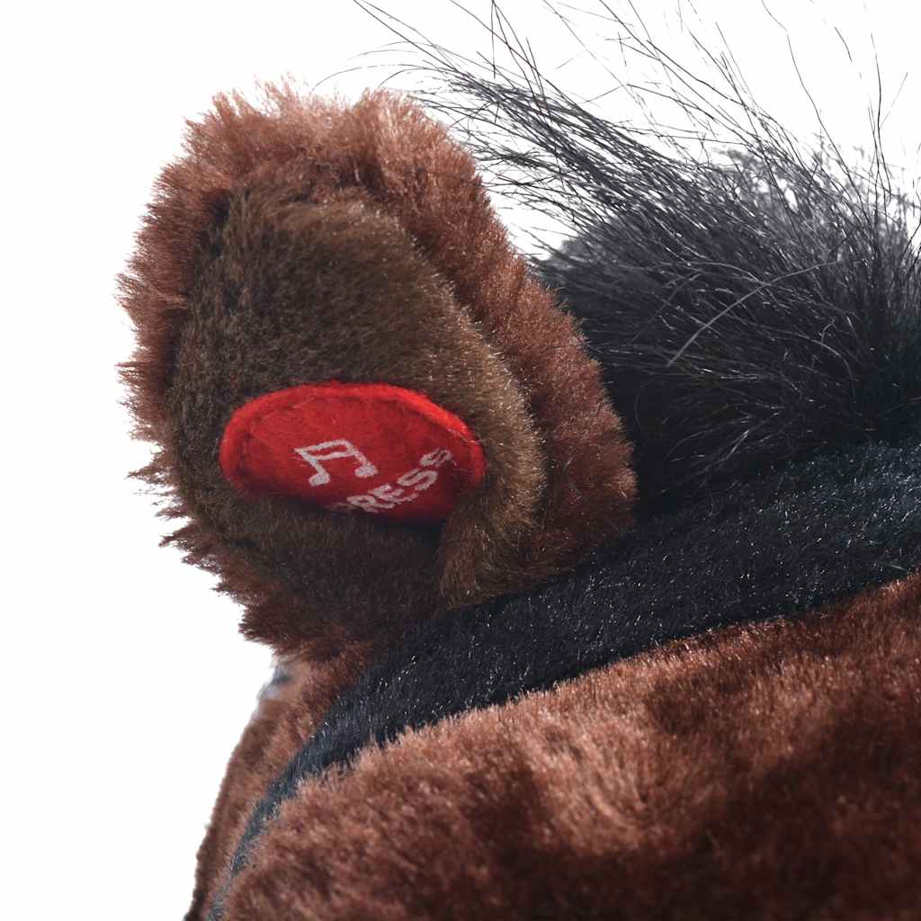 Standing Plush Toy Horse Dark Brown Xxl