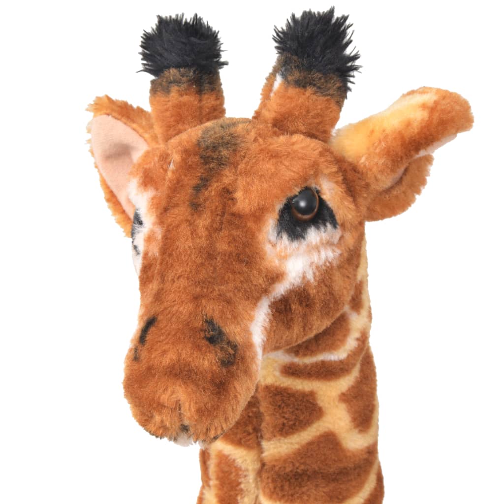 Standing Plush Toy Giraffe Brown And Yellow Xxl