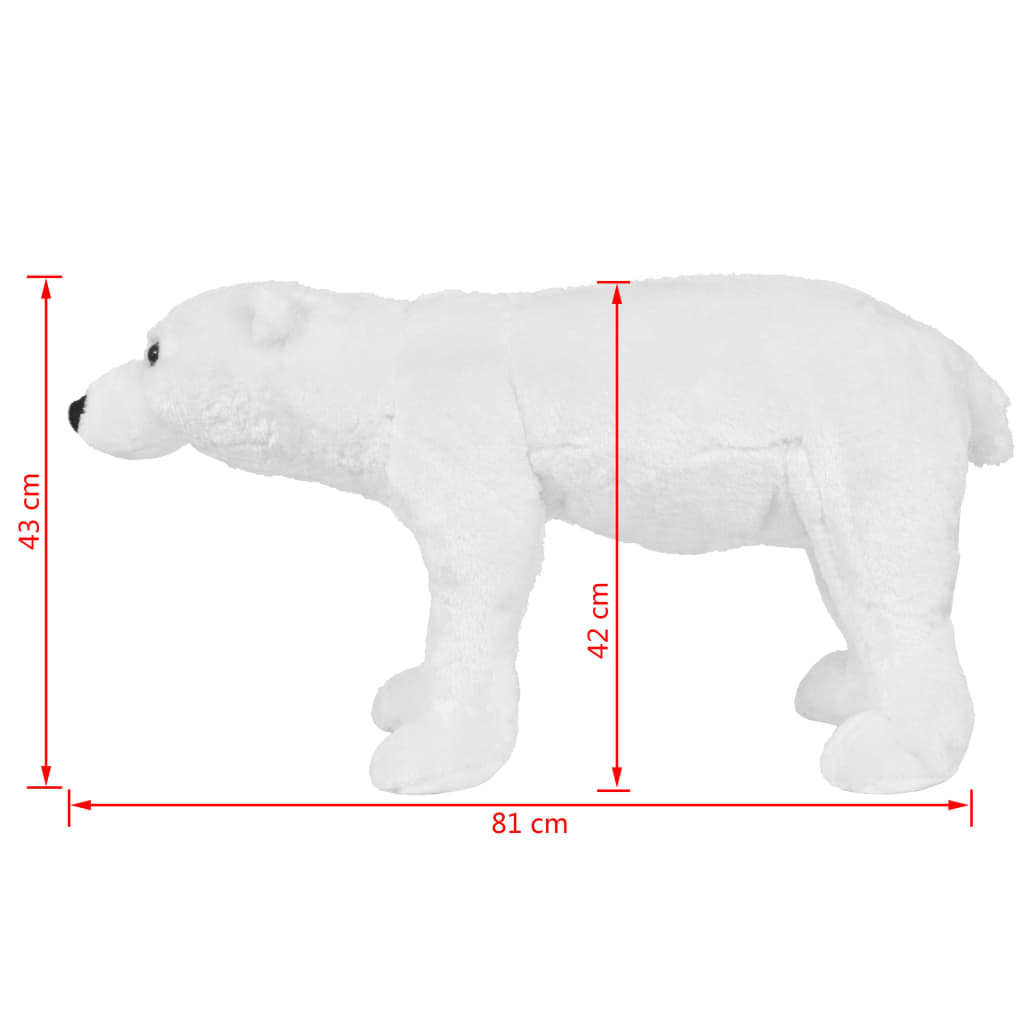 Standing Plush Toy Polar Bear White Xxl