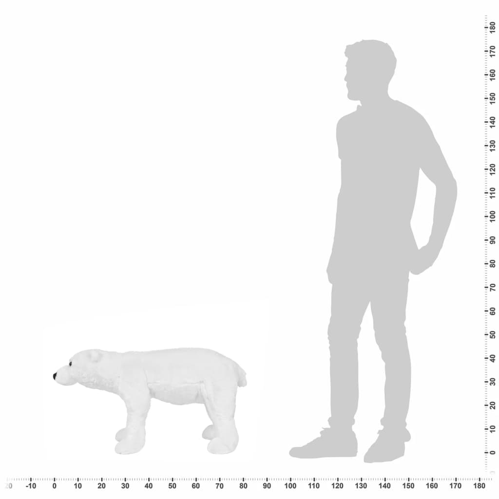 Standing Plush Toy Polar Bear White Xxl