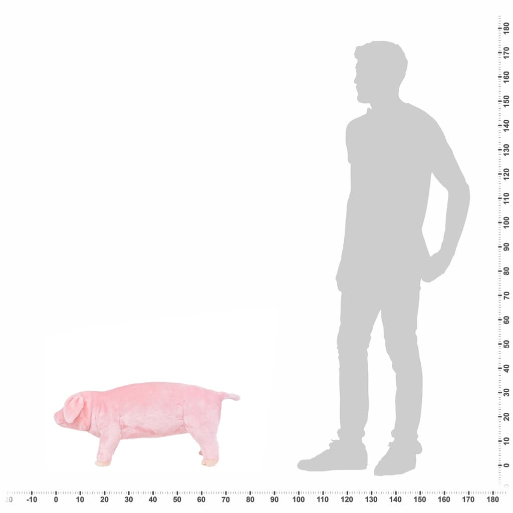 Standing Plush Toy Pig Pink Xxl