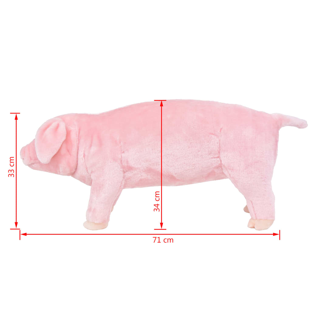 Standing Plush Toy Pig Pink Xxl