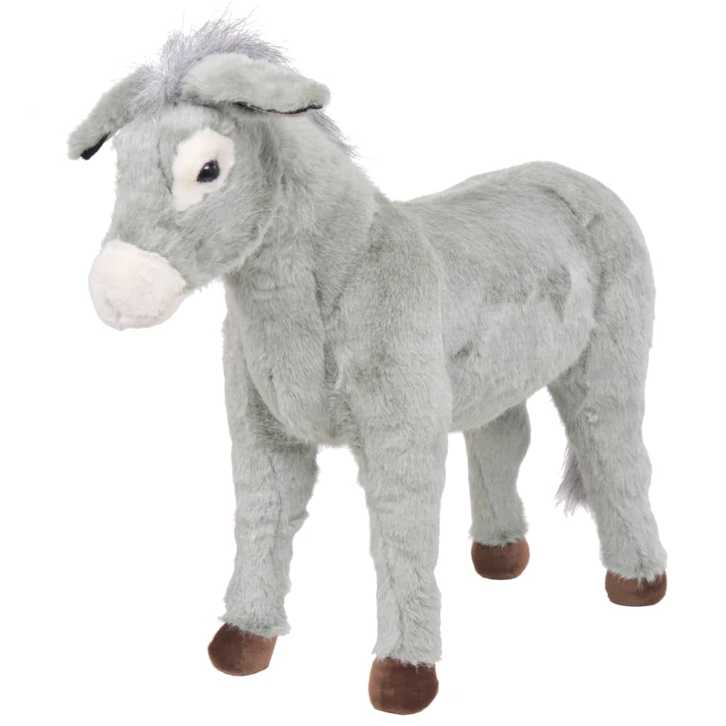 Standing Plush Toy Donkey Grey Xxl