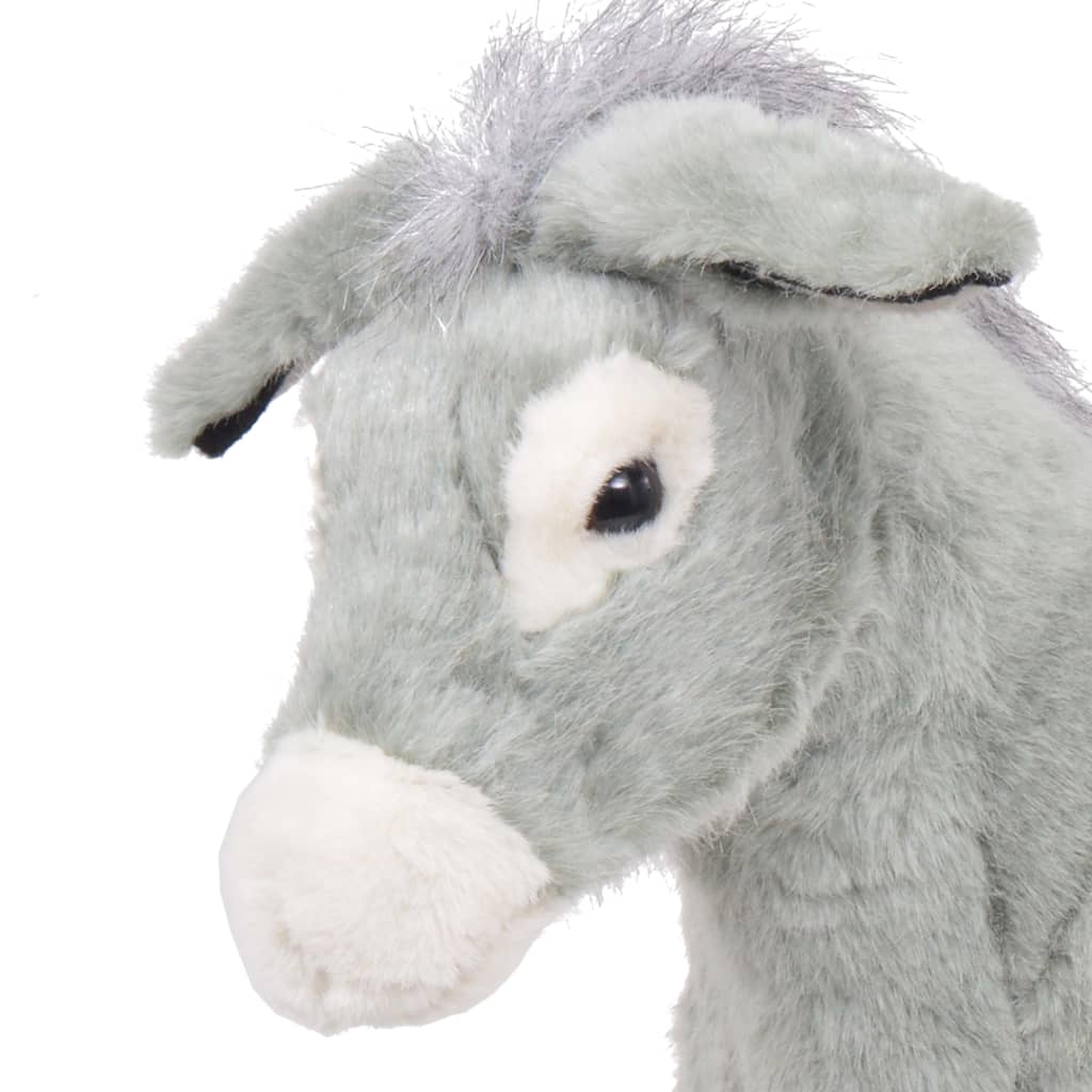 Standing Plush Toy Donkey Grey Xxl
