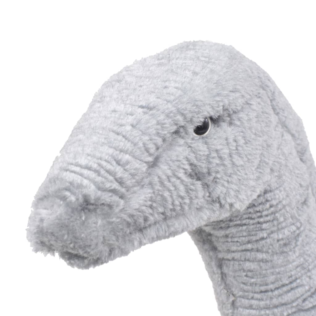 Standing Plush Toy Brachiosaurus Dinosaur Grey Xxl