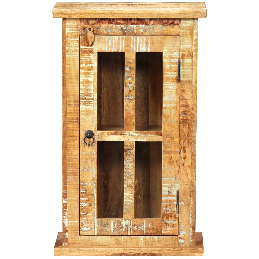 Wall Cabinet Solid Reclaimed Wood 44X21X72 Cm