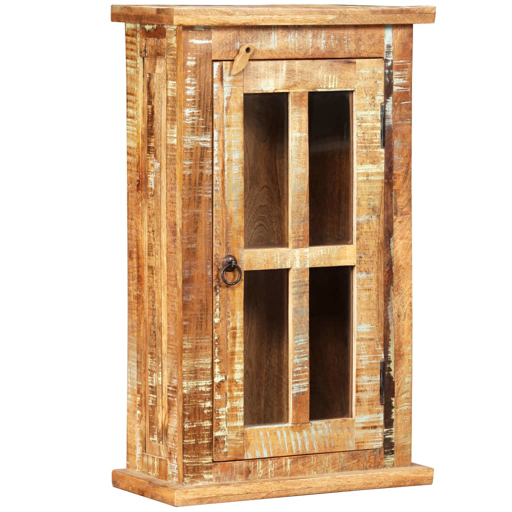 Wall Cabinet Solid Reclaimed Wood 44X21X72 Cm
