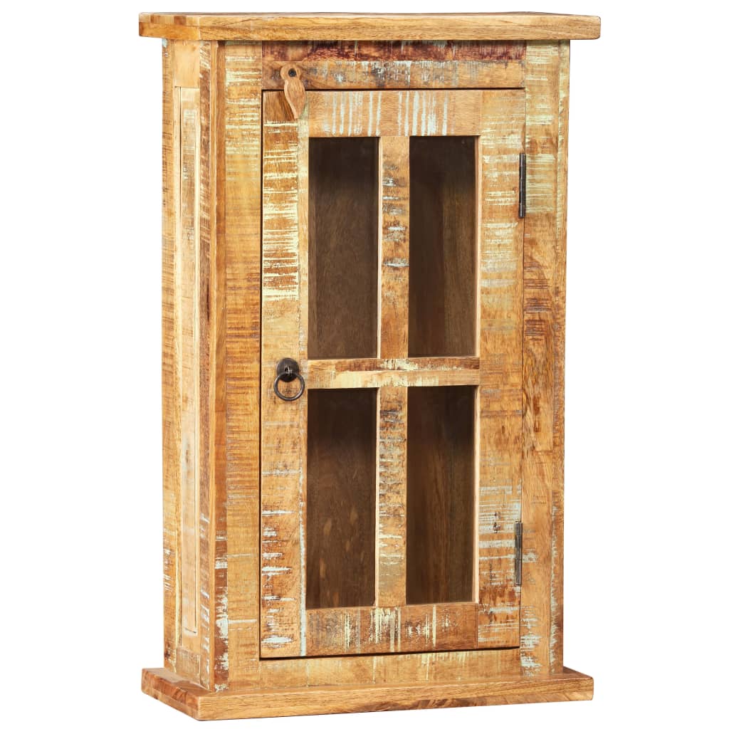 Wall Cabinet Solid Reclaimed Wood 44X21X72 Cm