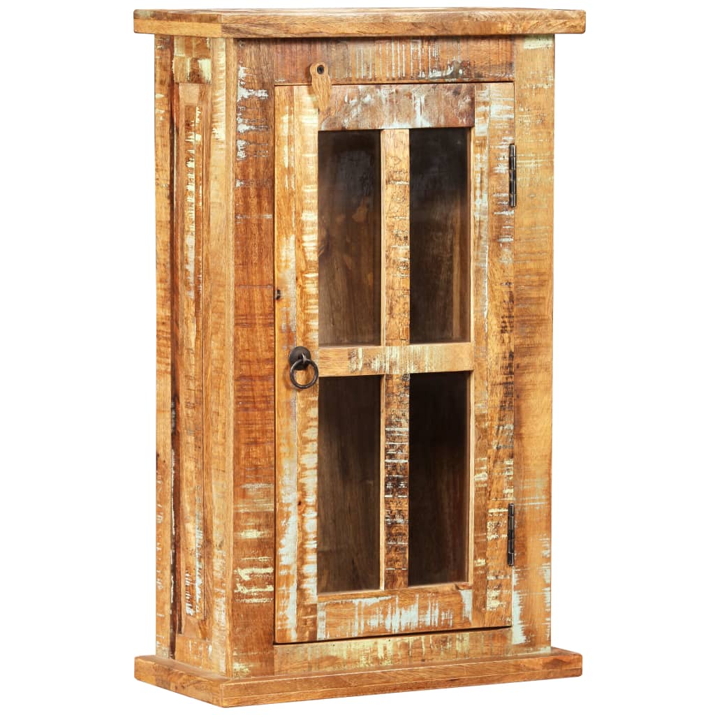 Wall Cabinet Solid Reclaimed Wood 44X21X72 Cm