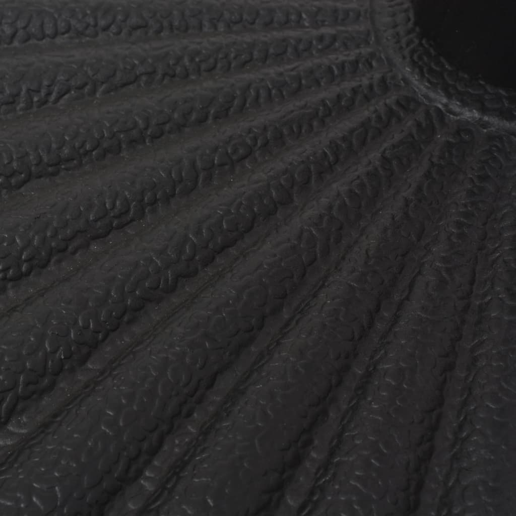 Parasol Base Resin Round Black