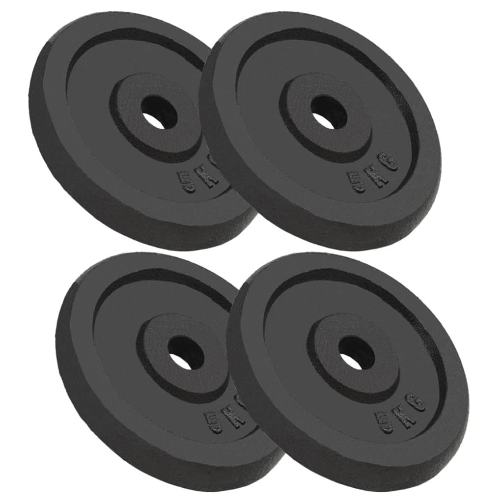 Weight Plates 2 Pcs 2X10 Kg Cast Iron