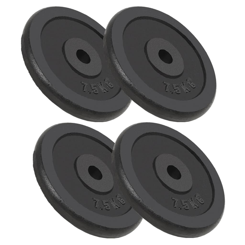 Weight Plates 2 Pcs 2X10 Kg Cast Iron