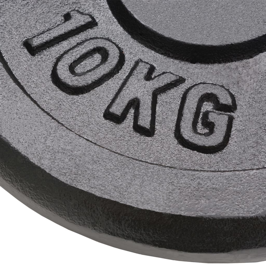 Weight Plates 2 Pcs 2X10 Kg Cast Iron