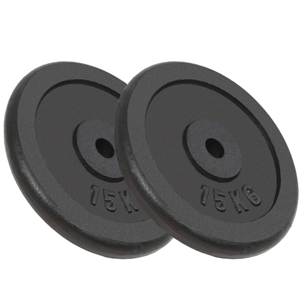 Weight Plates 2 Pcs 2X10 Kg Cast Iron