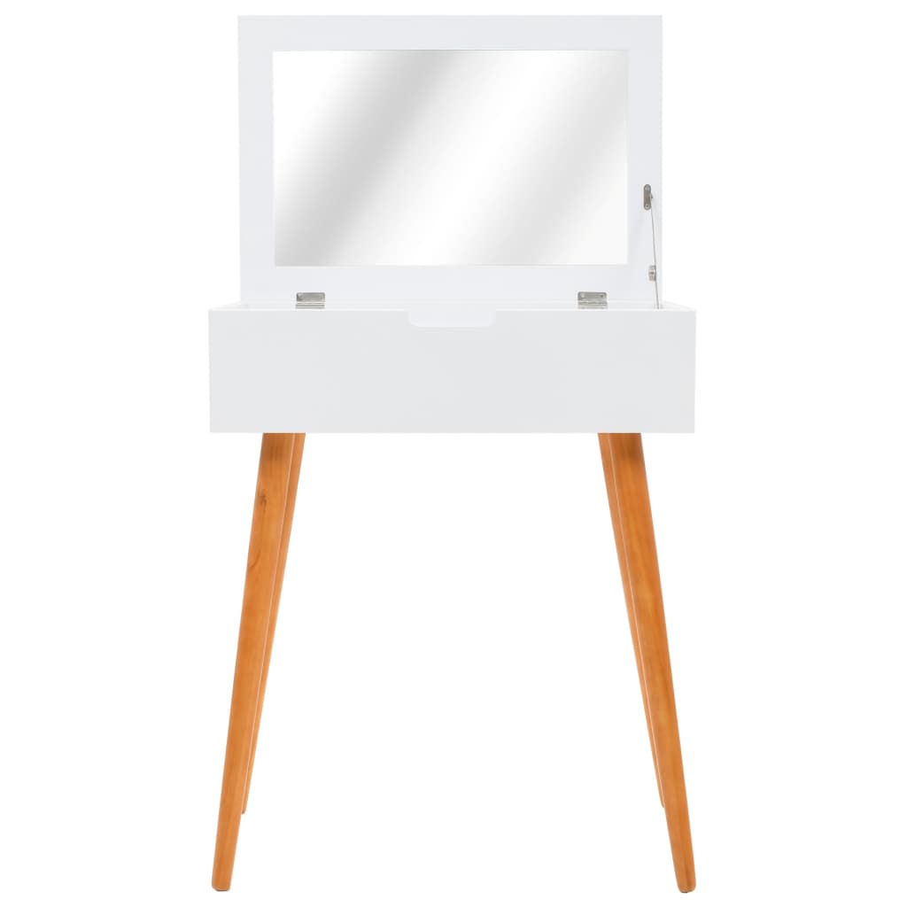 Dressing Table With Mirror Mdf 60X40X75 Cm