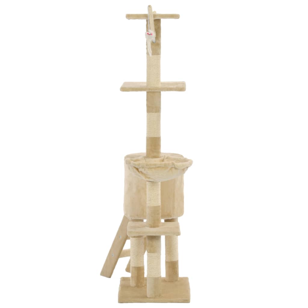 Cat Tree With Sisal Scratching Posts 138 Cm