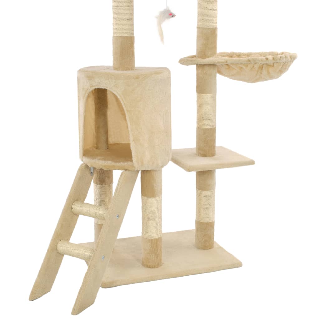 Cat Tree With Sisal Scratching Posts 138 Cm