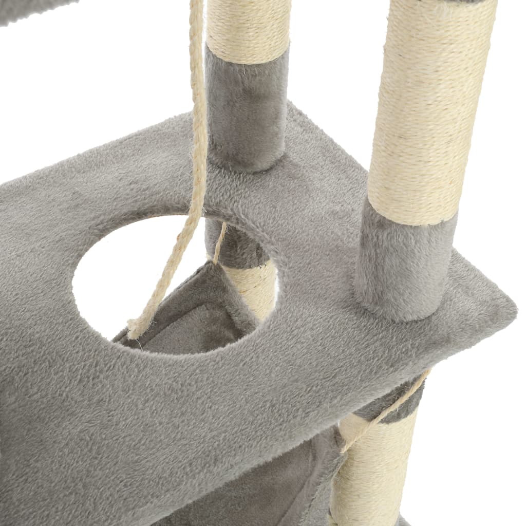 Cat Tree With Sisal Scratching Posts 140 Cm