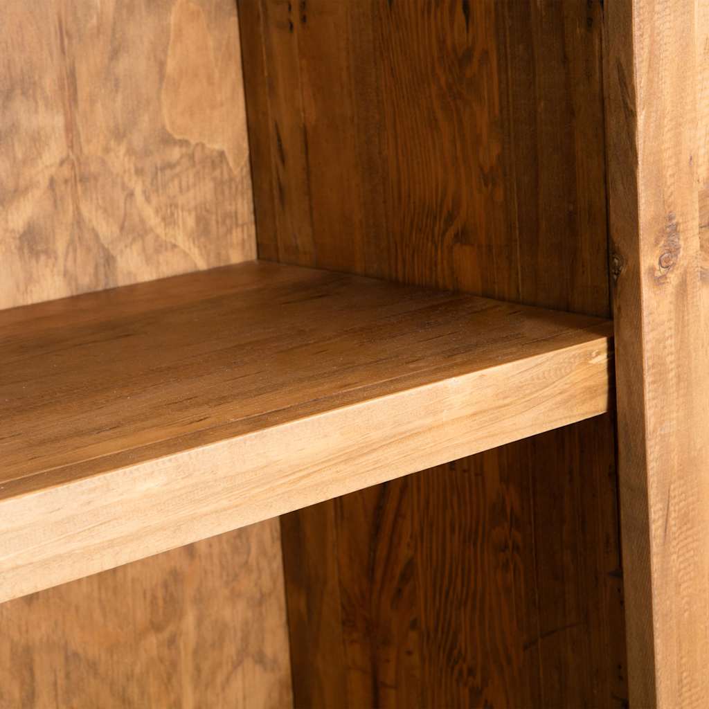 Freestanding Bathroom Cabinet Solid Pinewood 48X32X170 Cm