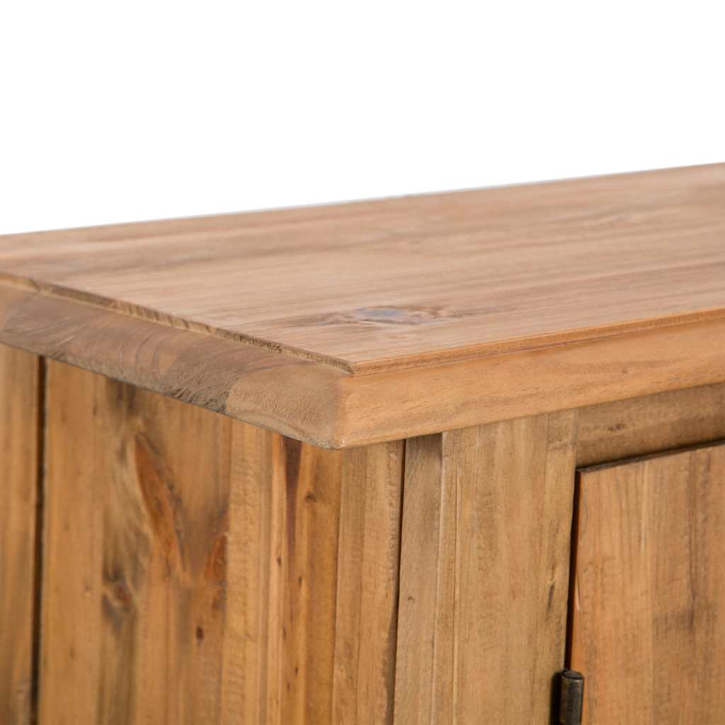 Bathroom Wall Cabinet Solid Pinewood 42X23X70 Cm