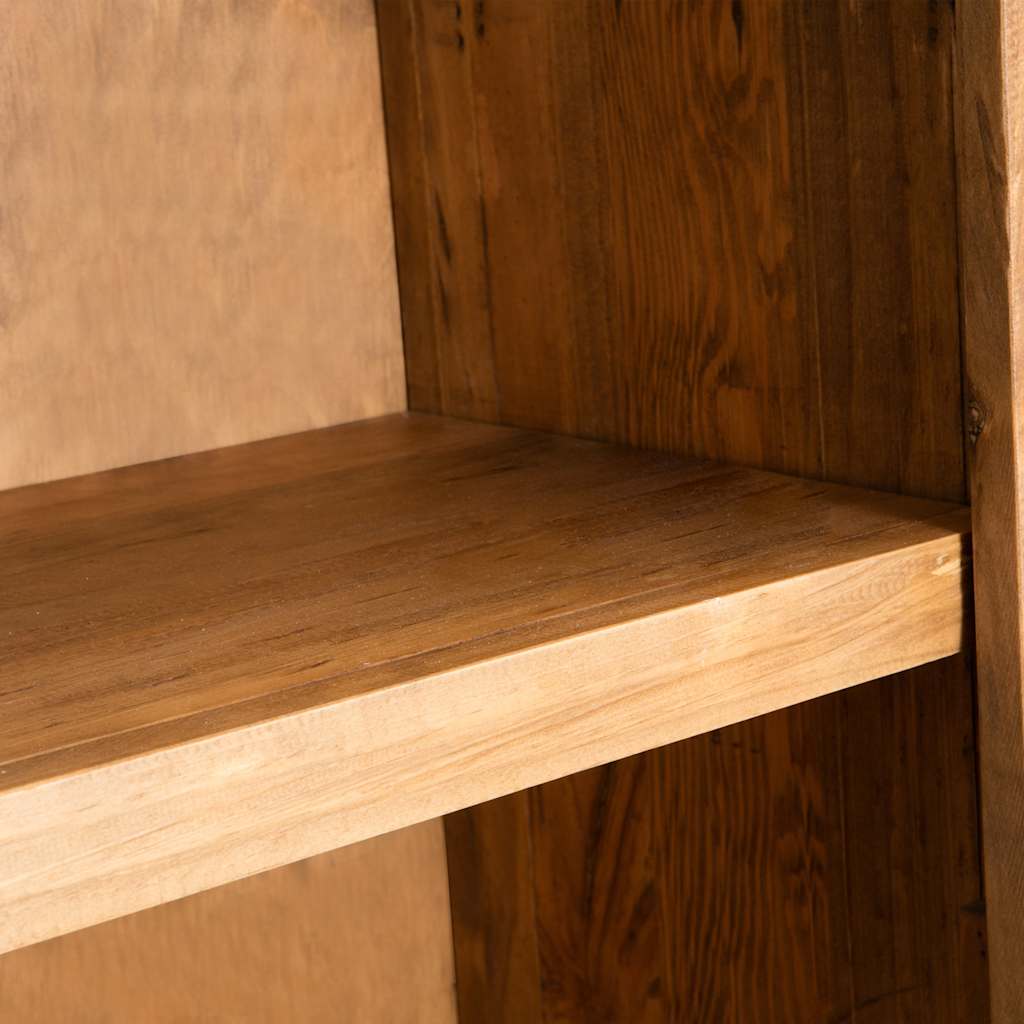 Bathroom Wall Cabinet Solid Pinewood 42X23X70 Cm