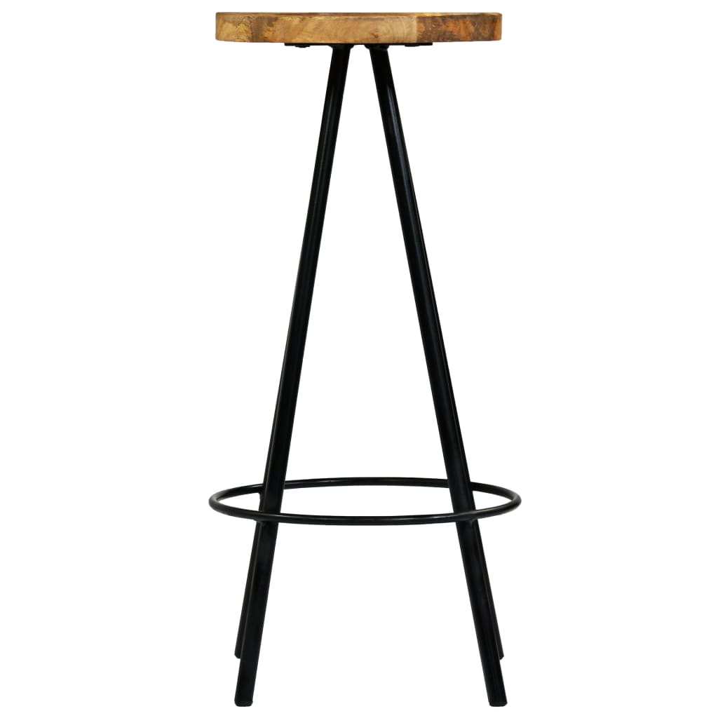 Bar Chairs 4 Pcs Solid Mango Wood