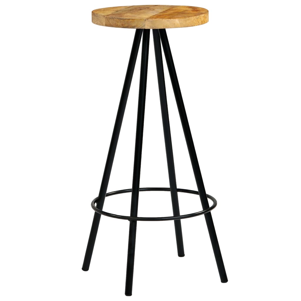 Bar Chairs 4 Pcs Solid Mango Wood