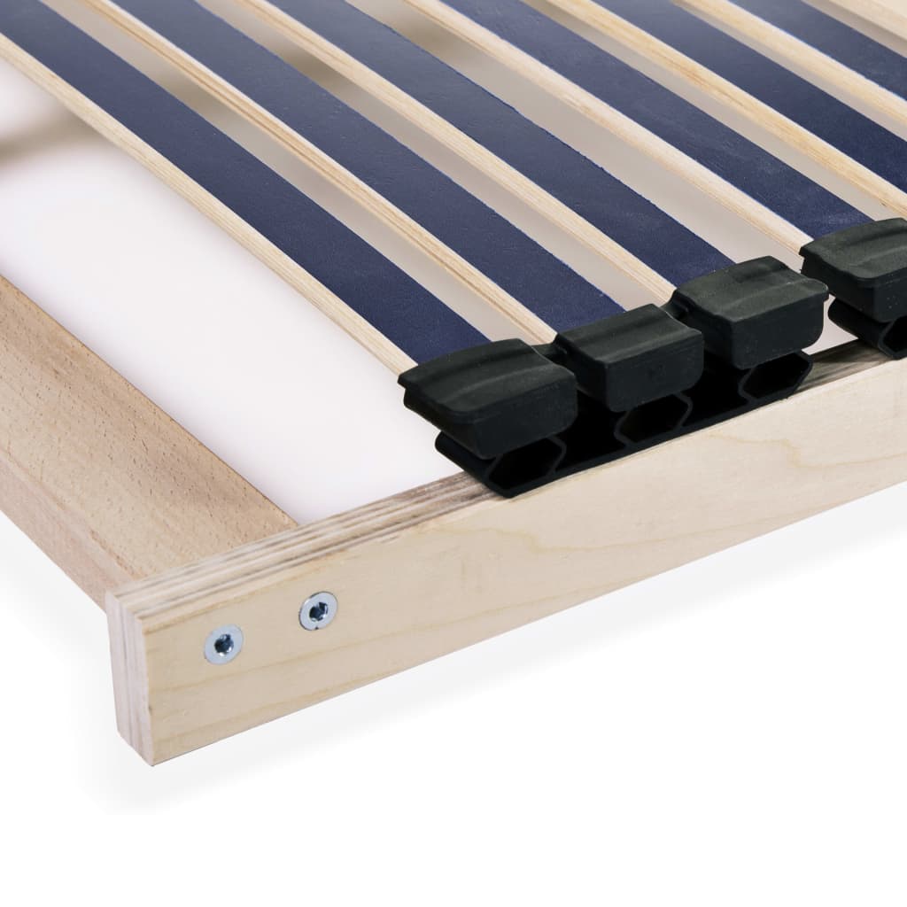Slatted Bed Base Without Mattress With 42 Slats 7 Zones
