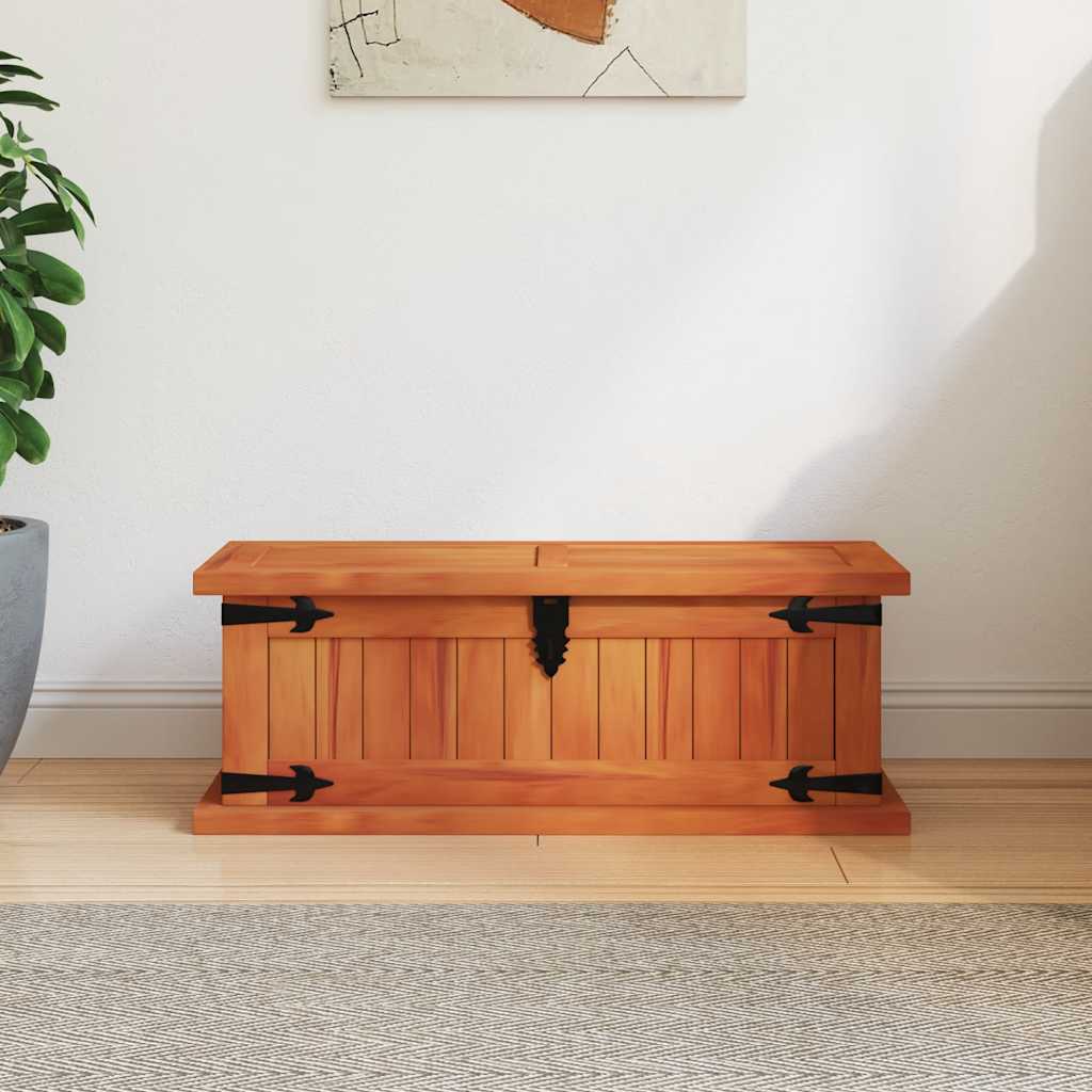Storage Chest Solid Acacia Wood