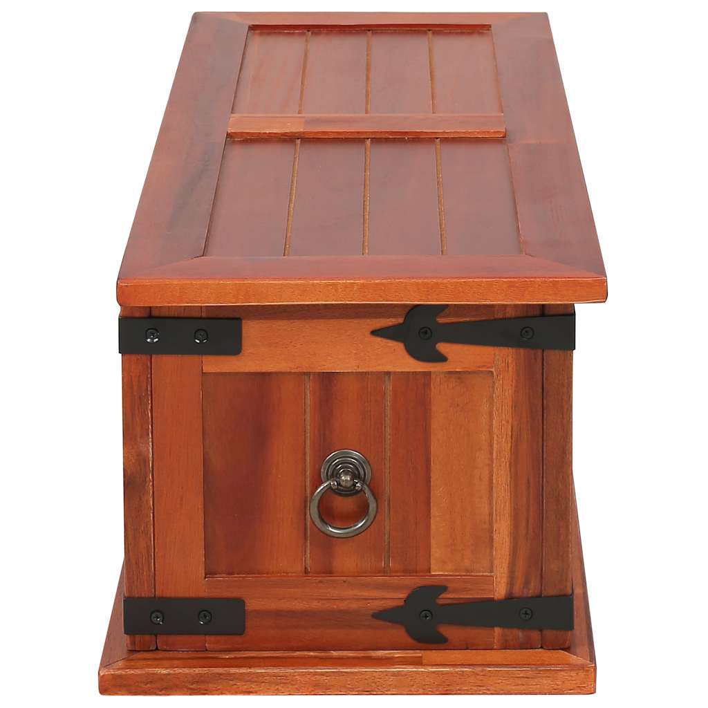 Storage Chest Solid Acacia Wood