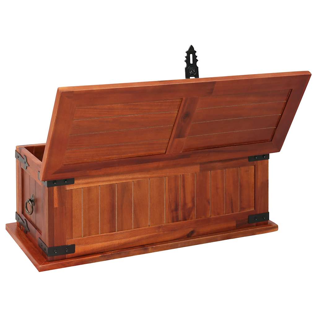 Storage Chest Solid Acacia Wood