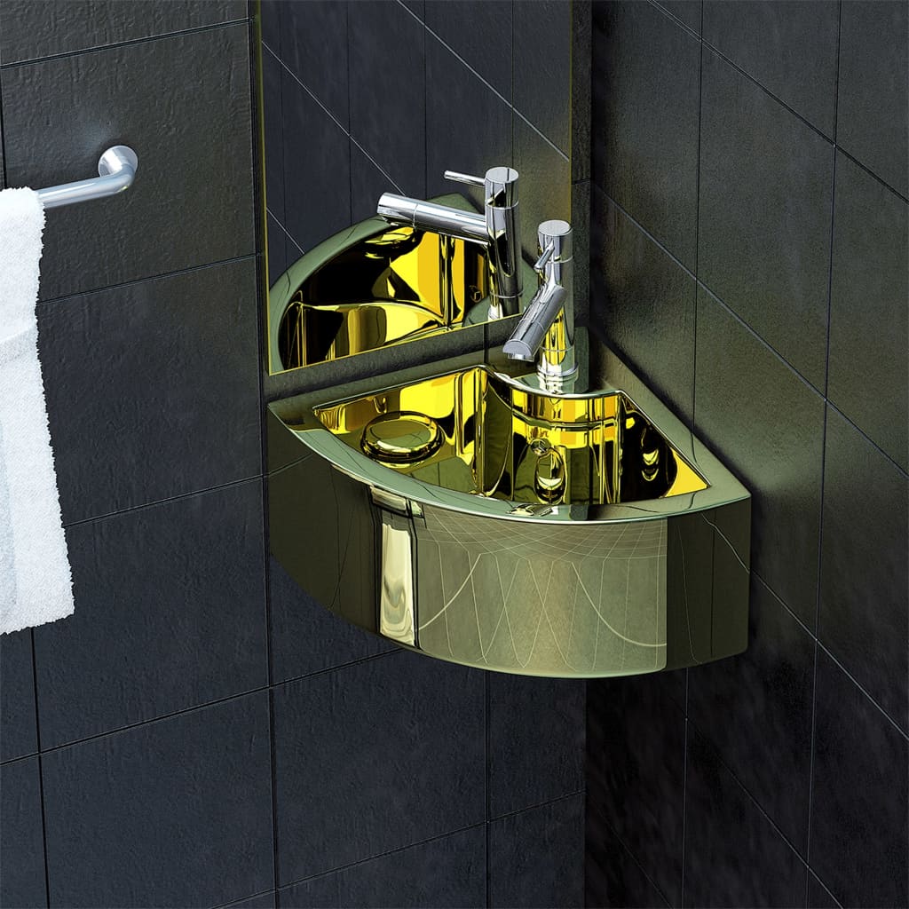 Wash Basin With Overflow 45X32X12.5 Cm