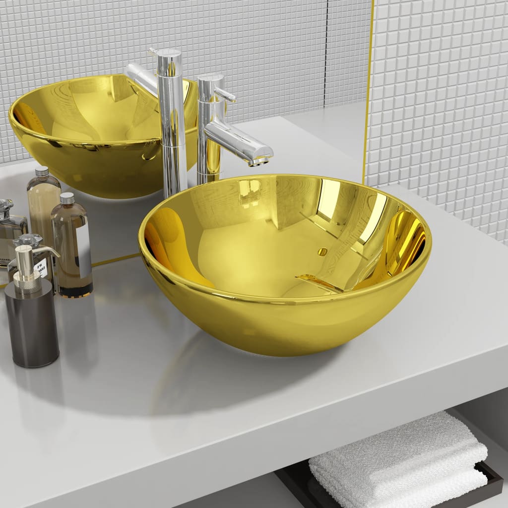 Wash Basin Ceramic Round