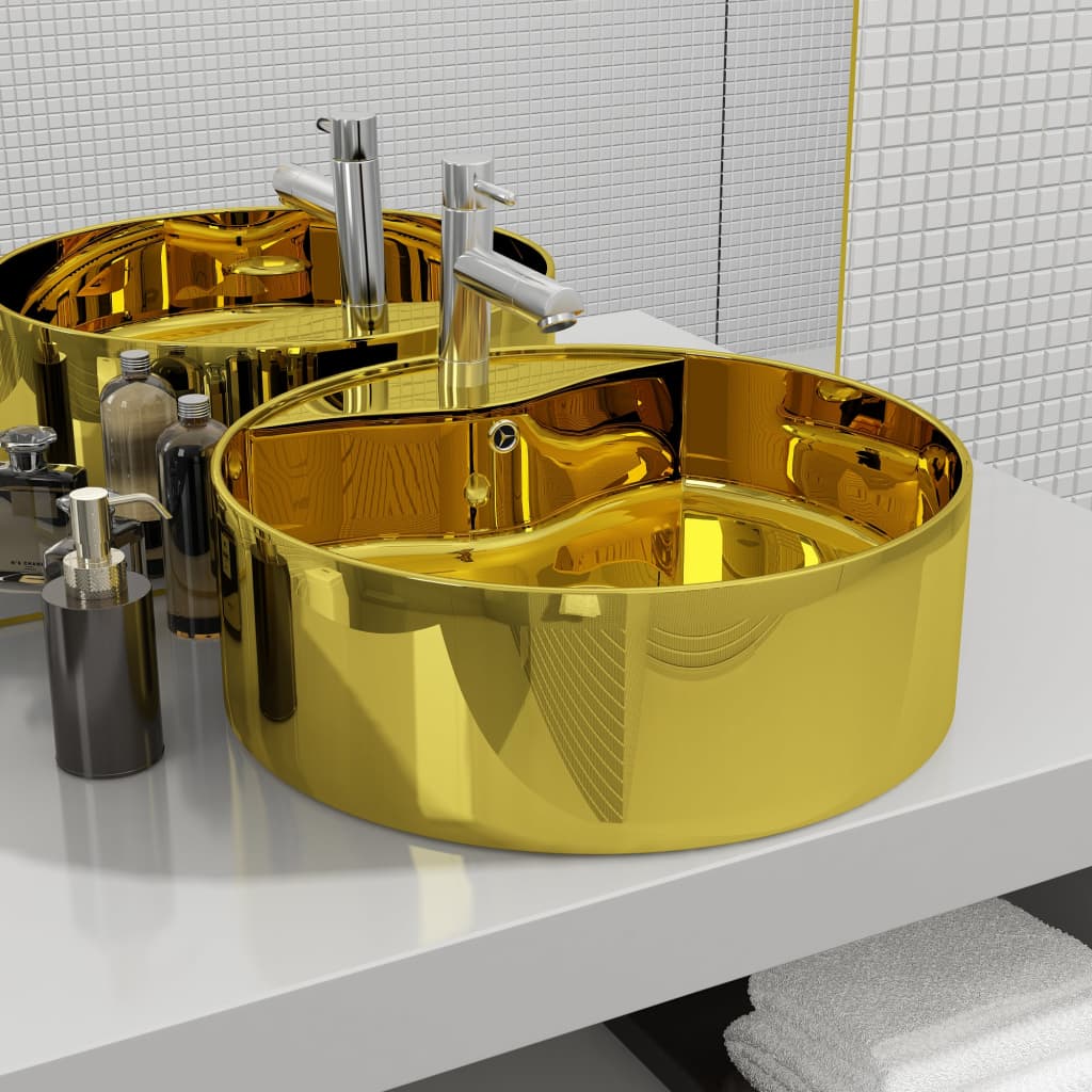 Wash Basin Ceramic Round