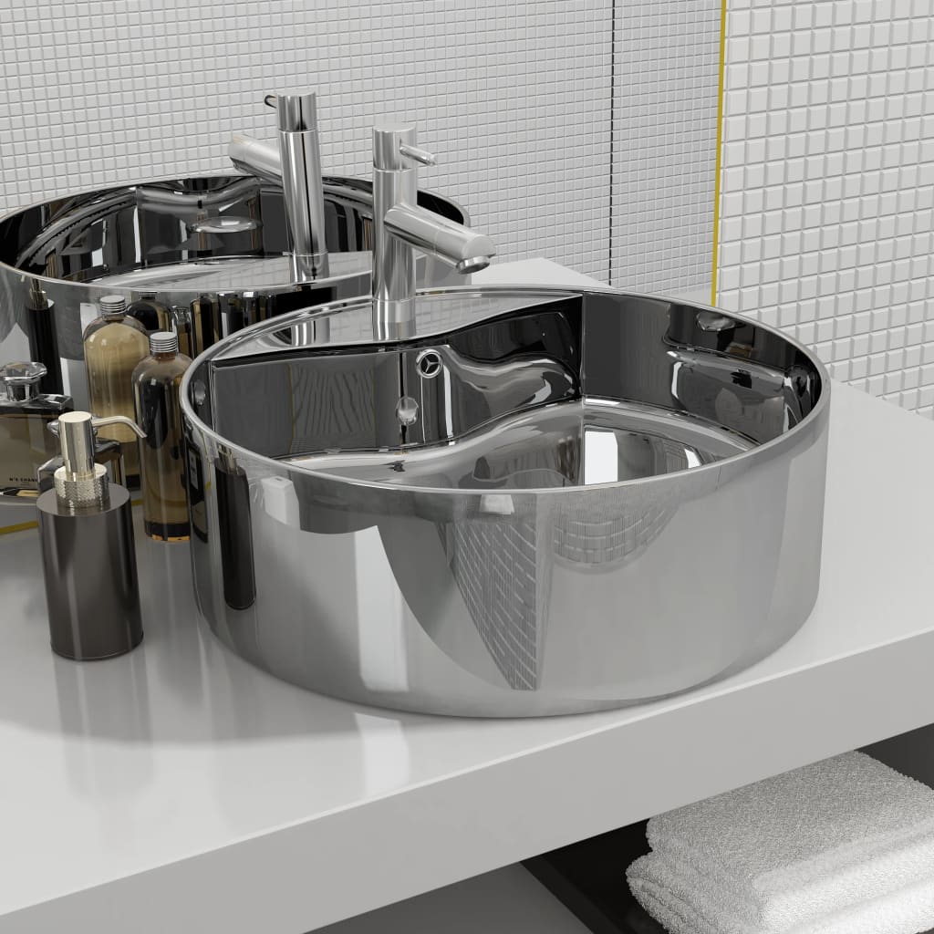Wash Basin Ceramic Round