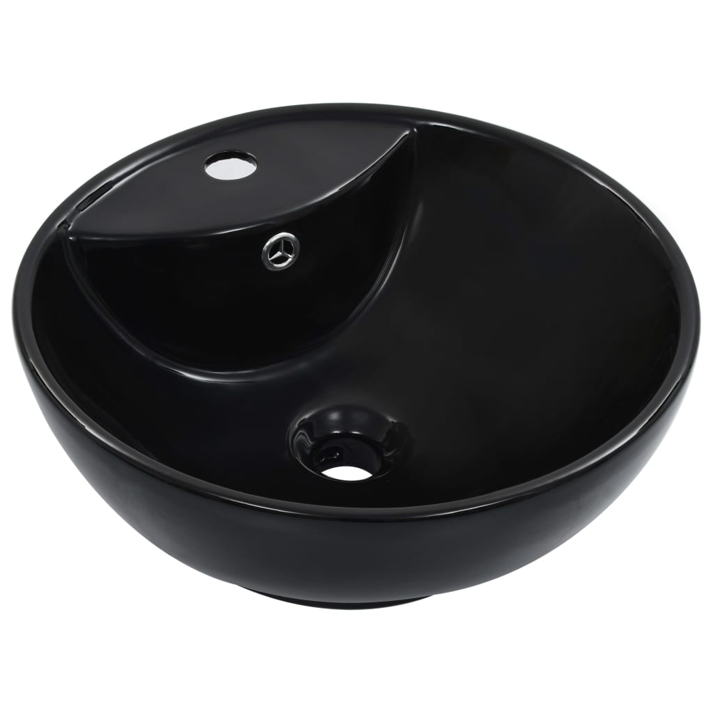Wash Basin With Overflow 46.5X18 Cm Ceramic
