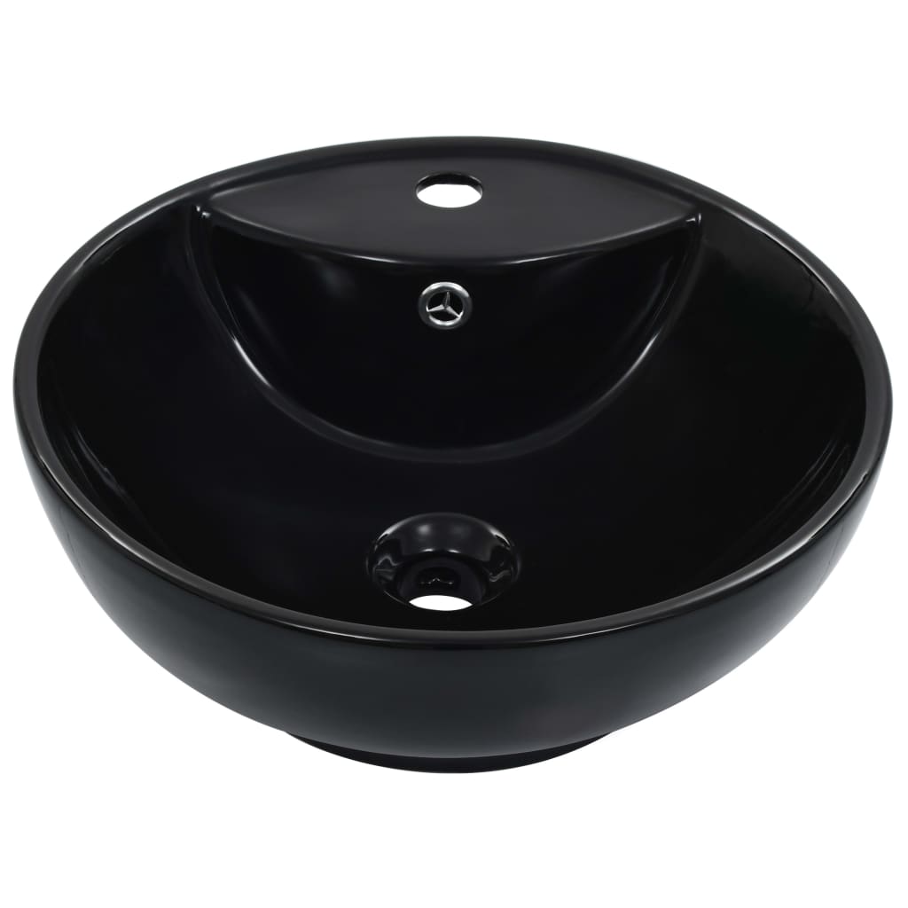 Wash Basin With Overflow 46.5X18 Cm Ceramic