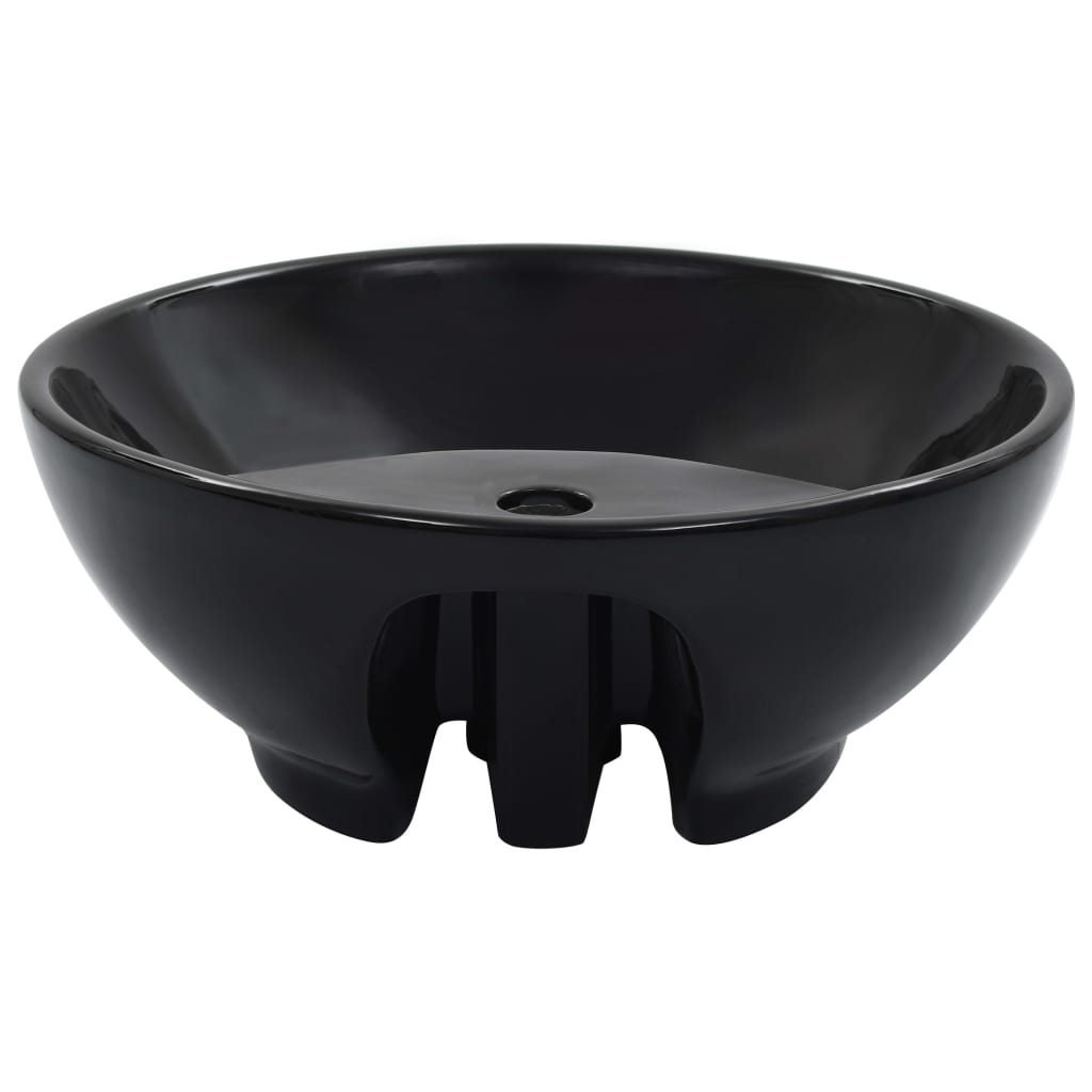 Wash Basin With Overflow 46.5X18 Cm Ceramic