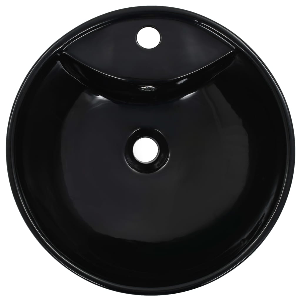 Wash Basin With Overflow 46.5X18 Cm Ceramic